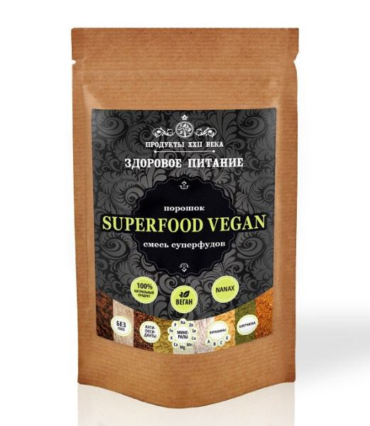 �������� NANAX Superfood Vegan, ������� ����� ����������, ������ 100 � �� �������� ������ ���
